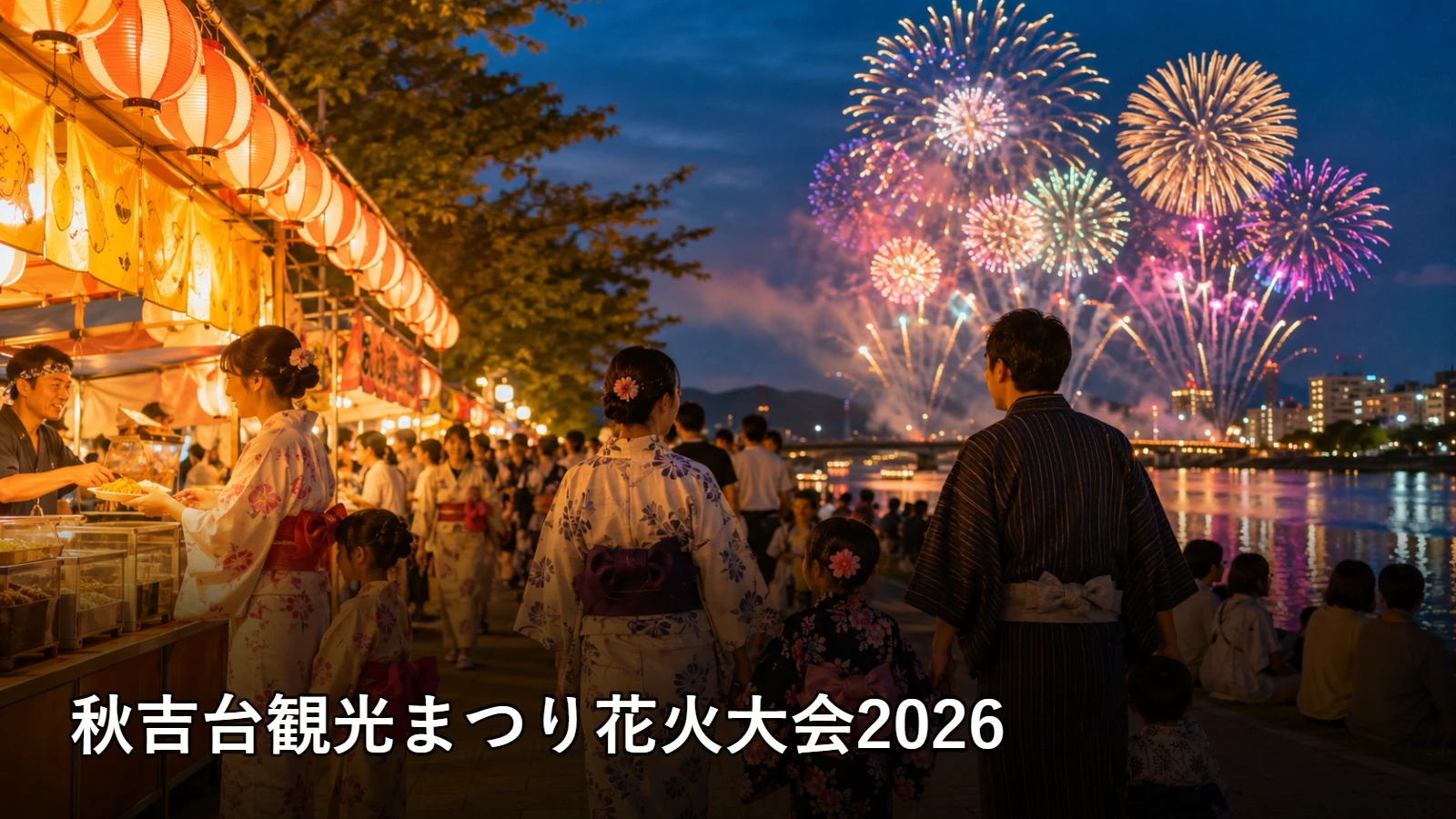 秋吉台観光まつり花火大会2026の開催情報・観覧場所・アクセスを紹介するアイキャッチ画像