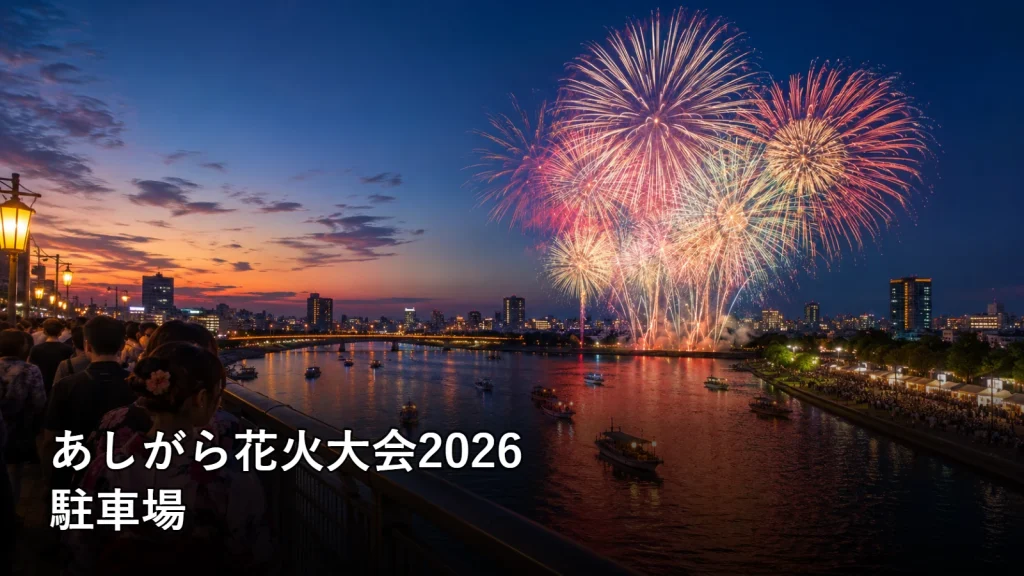 あしがら花火大会2026の駐車場を紹介する画像