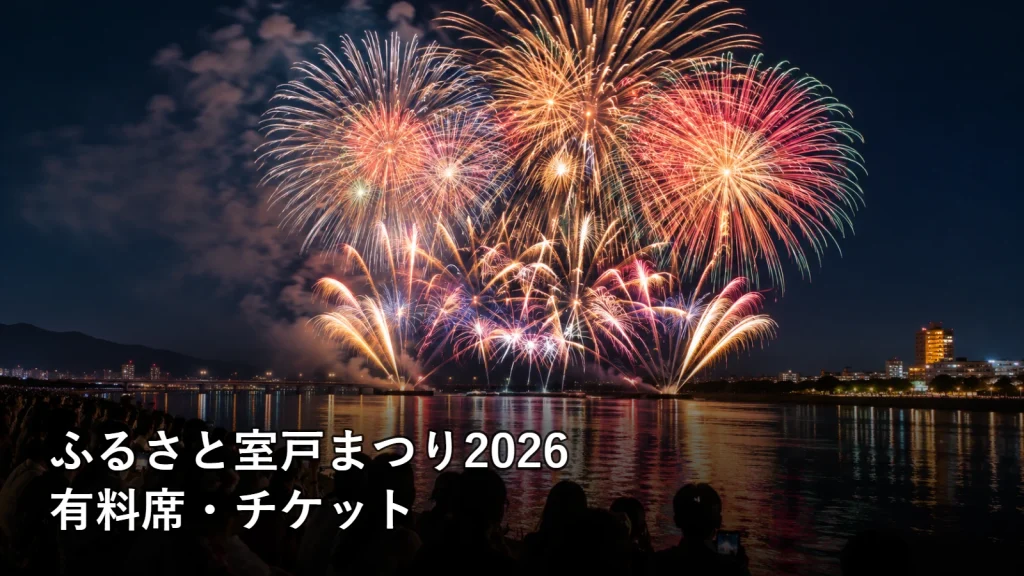 ふるさと室戸まつり2026の有料席・チケットを紹介する画像