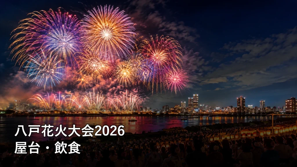 八戸花火大会2026の屋台・飲食を紹介する画像