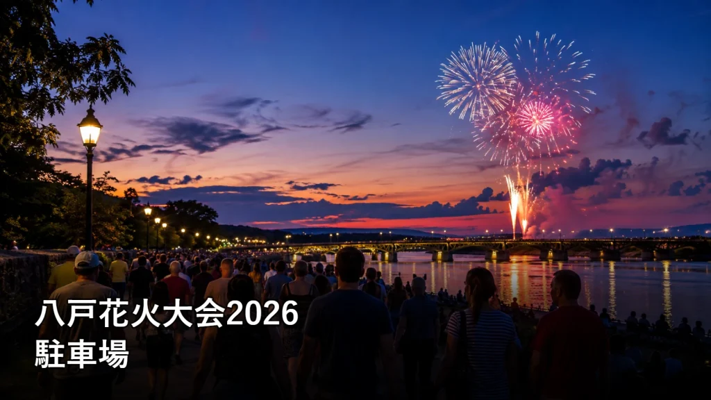 八戸花火大会2026の駐車場を紹介する画像