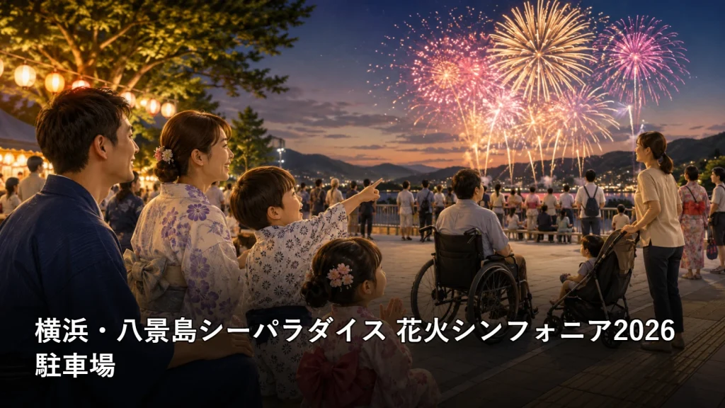 横浜・八景島シーパラダイス 花火シンフォニア2026の駐車場を紹介する画像
