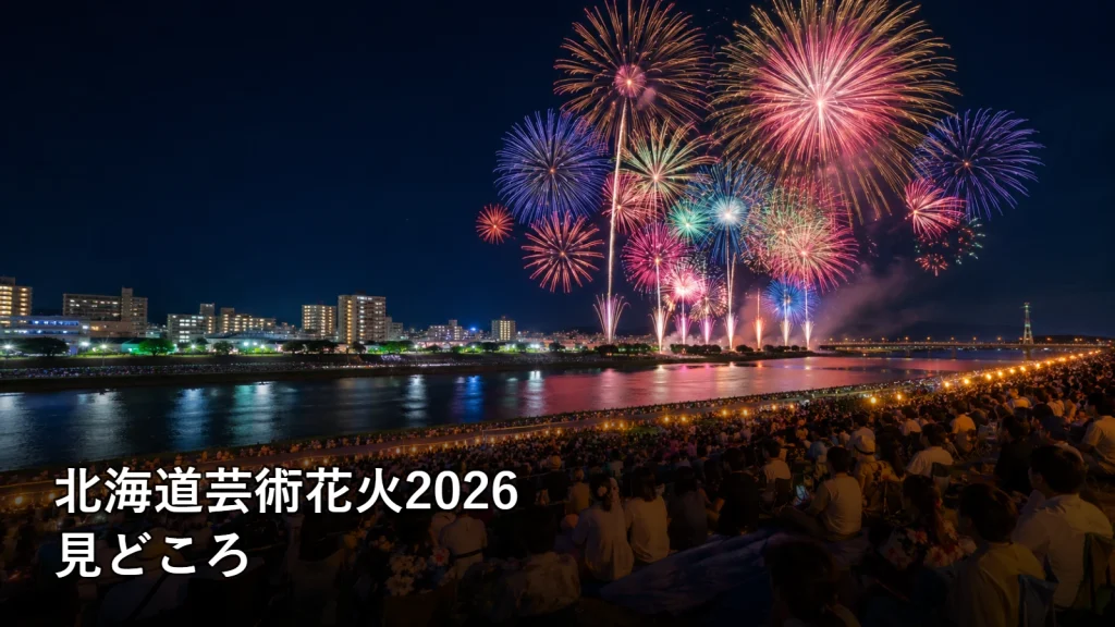 北海道芸術花火2026の見どころを紹介する画像