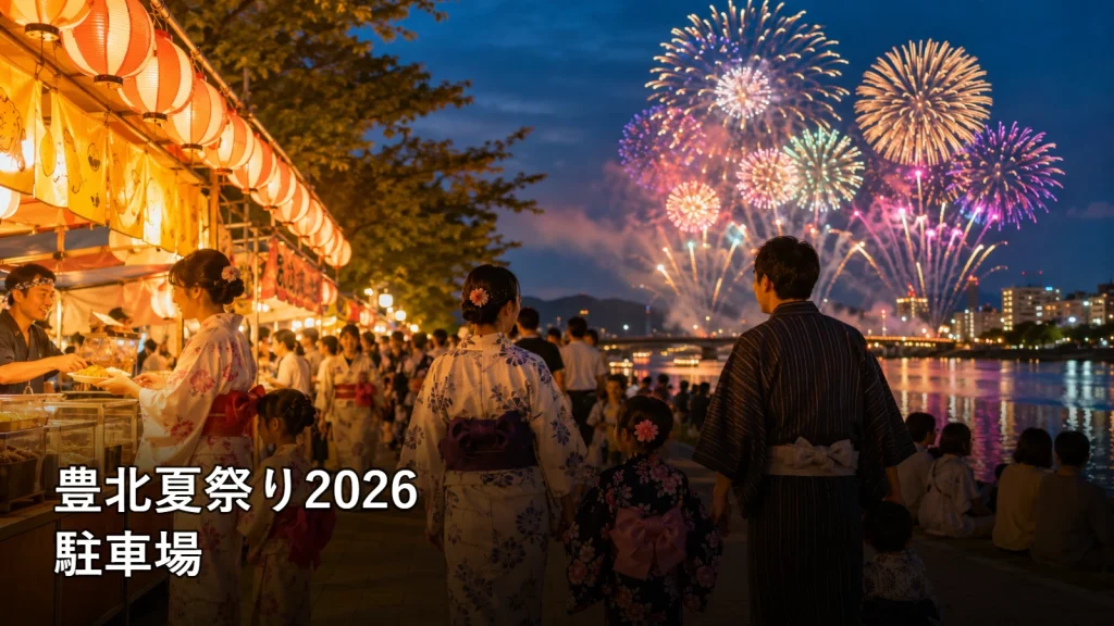 豊北夏祭り2026の駐車場を紹介する画像