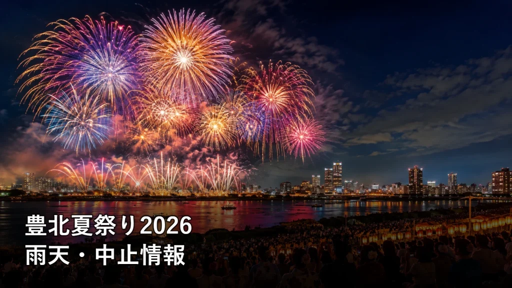 豊北夏祭り2026の雨天・中止情報を紹介する画像