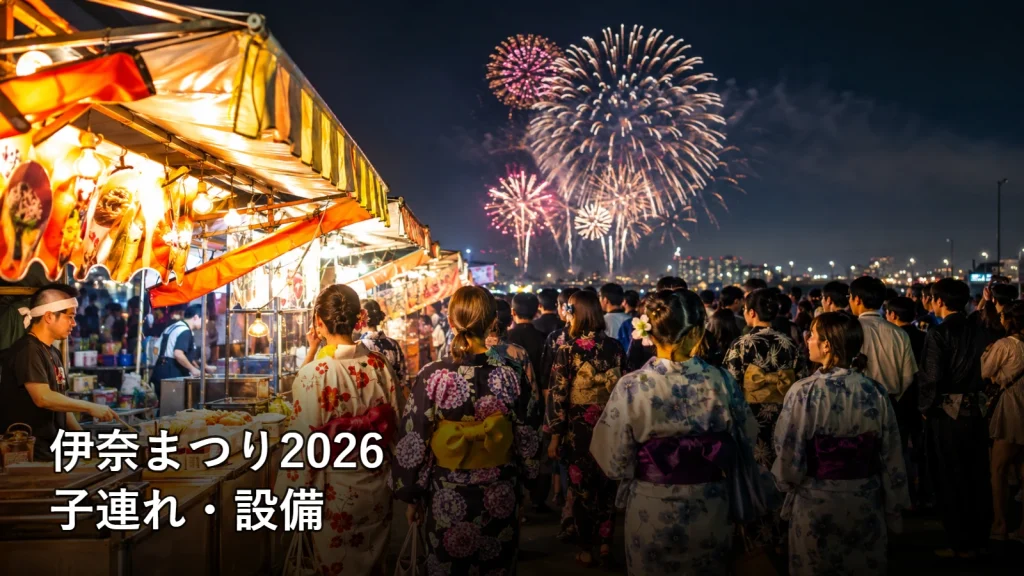 伊奈まつり2026の子連れ・設備を紹介する画像