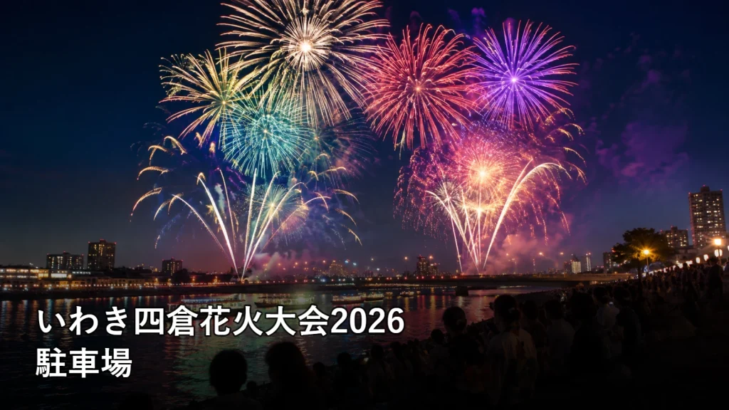 いわき四倉花火大会2026の駐車場を紹介する画像