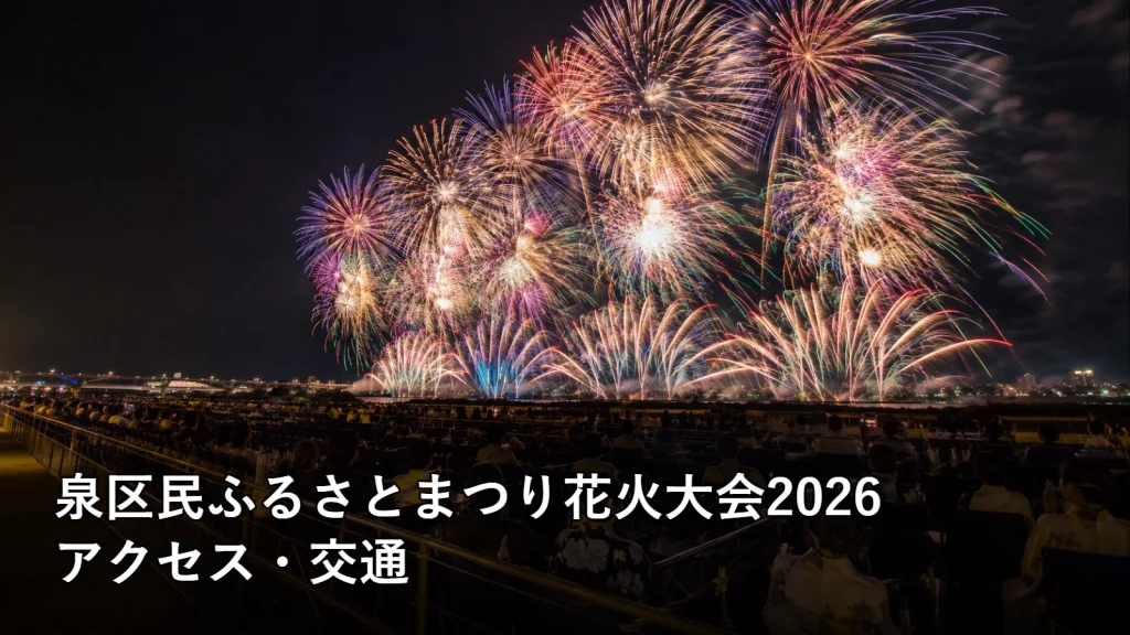 泉区民ふるさとまつり花火大会2026のアクセス・交通を紹介する画像