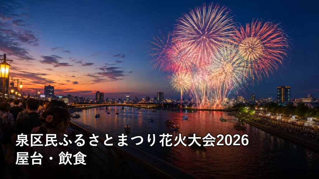 泉区民ふるさとまつり花火大会2026の屋台・飲食を紹介する画像