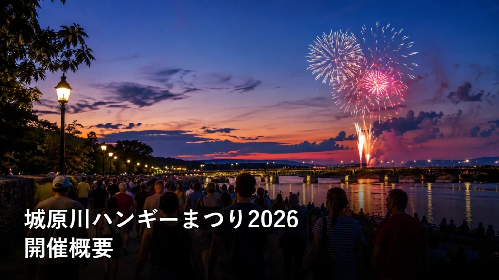 城原川ハンギーまつり2026の開催概要を紹介する画像