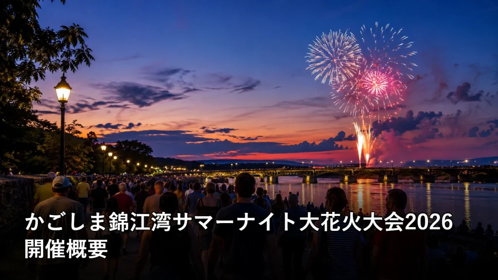 かごしま錦江湾サマーナイト大花火大会2026の開催概要を紹介する画像