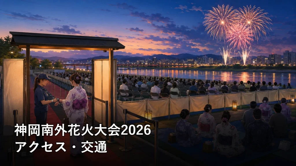 神岡南外花火大会2026のアクセス・交通を紹介する画像