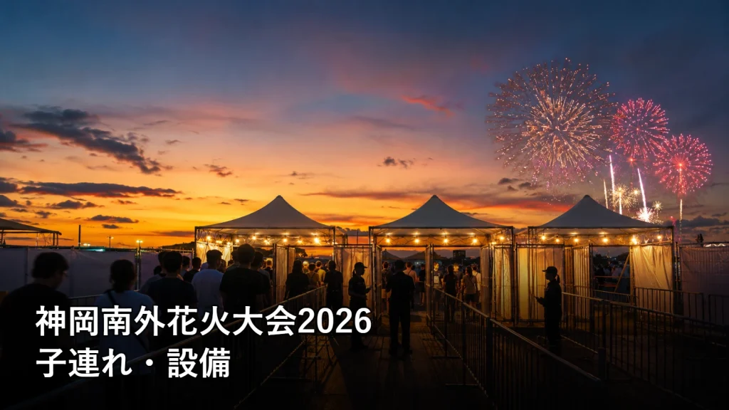 神岡南外花火大会2026の子連れ・設備を紹介する画像