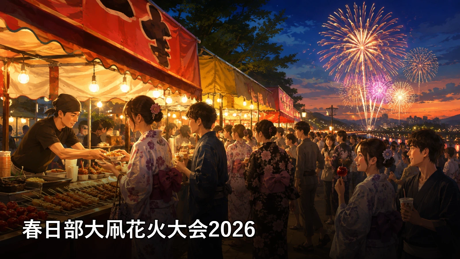 春日部大凧花火大会2026の開催情報・観覧場所・アクセスを紹介するアイキャッチ画像