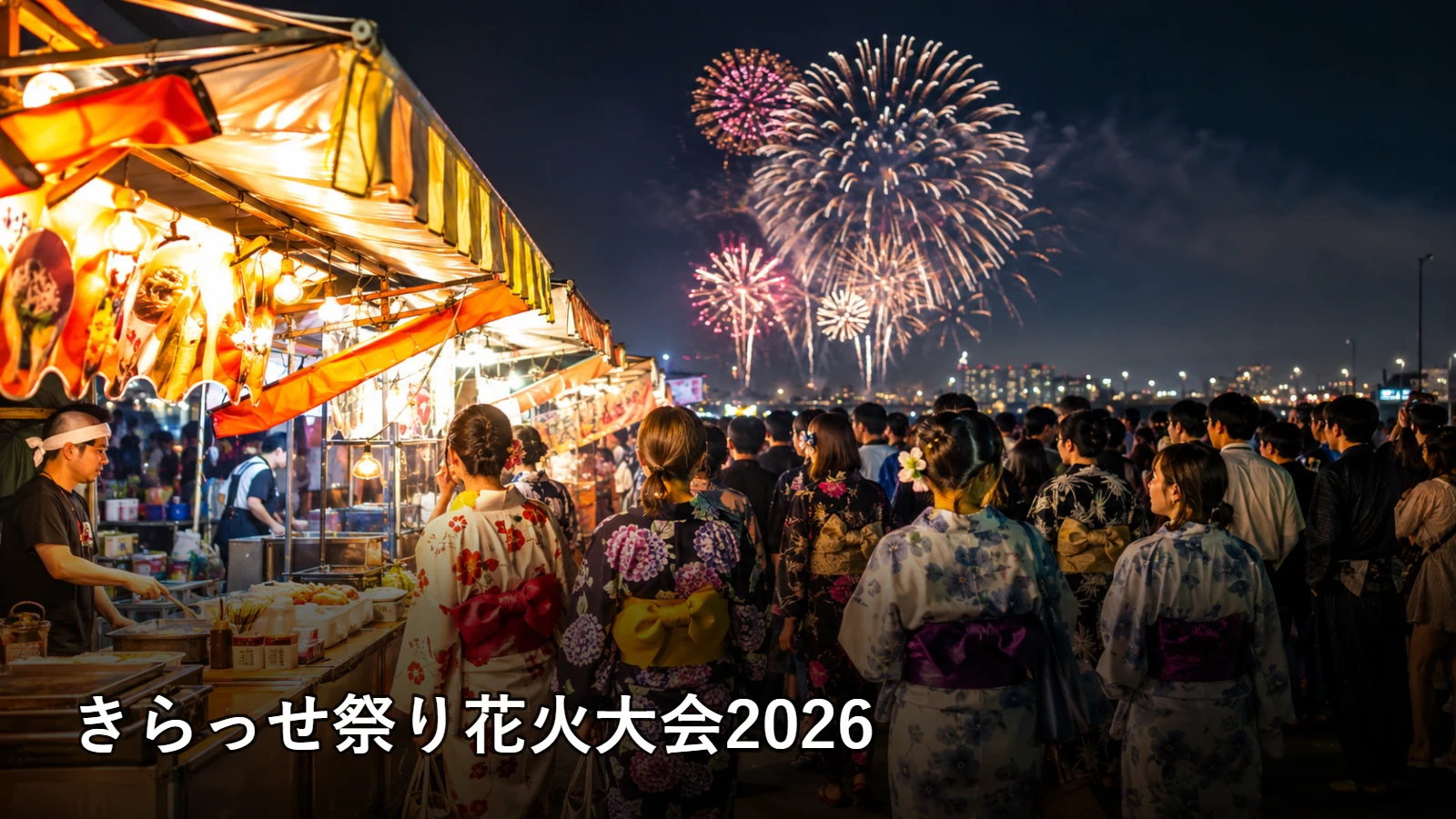 きらっせ祭り花火大会2026の開催情報・観覧場所・アクセスを紹介するアイキャッチ画像