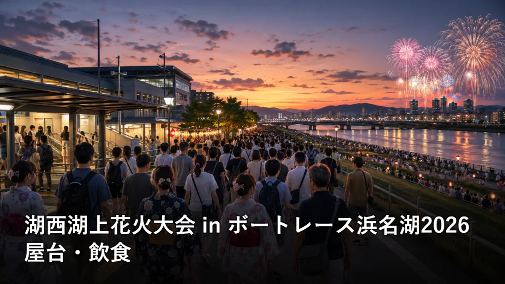 湖西湖上花火大会 in ボートレース浜名湖2026の屋台・飲食を紹介する画像