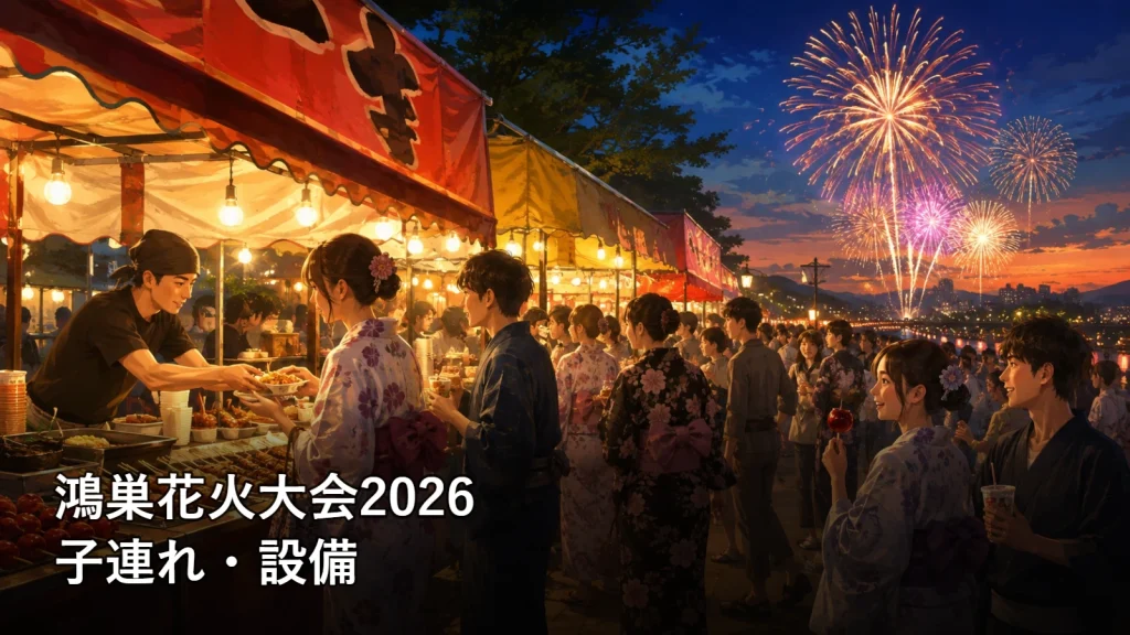 鴻巣花火大会2026の子連れ・設備を紹介する画像