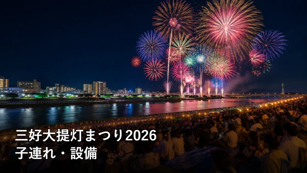 三好大提灯まつり2026の子連れ・設備を紹介する画像
