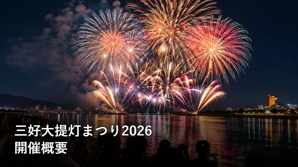 三好大提灯まつり2026の開催概要を紹介する画像