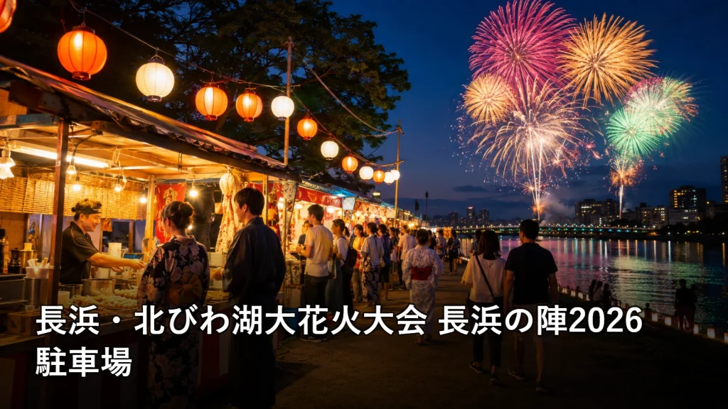 長浜・北びわ湖大花火大会 長浜の陣2026の駐車場を紹介する画像