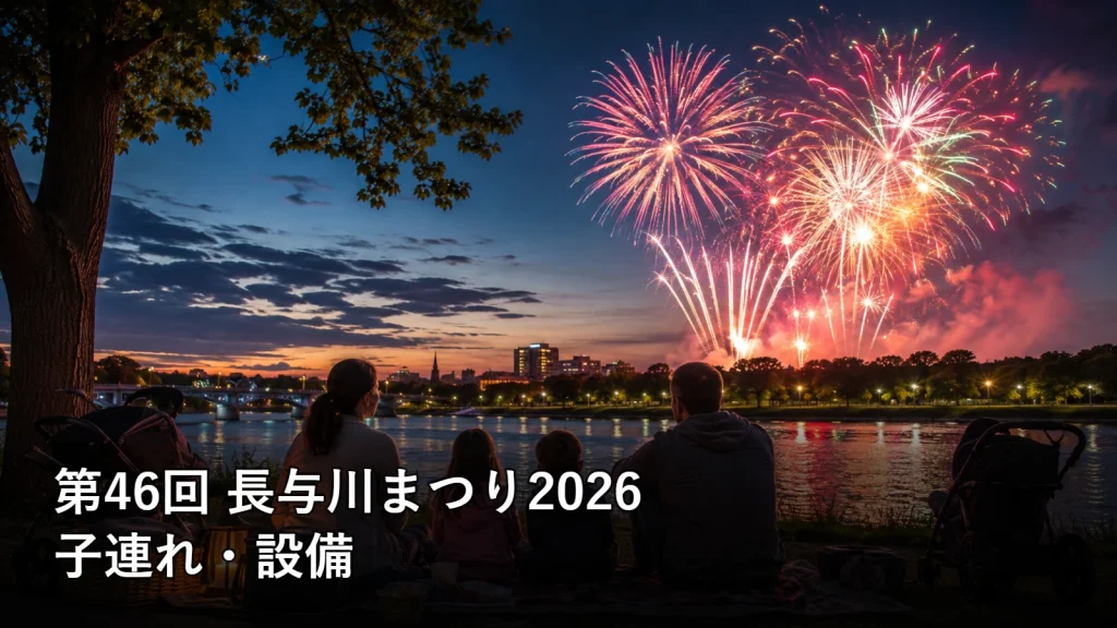 第46回 長与川まつり2026の子連れ・設備を紹介する画像