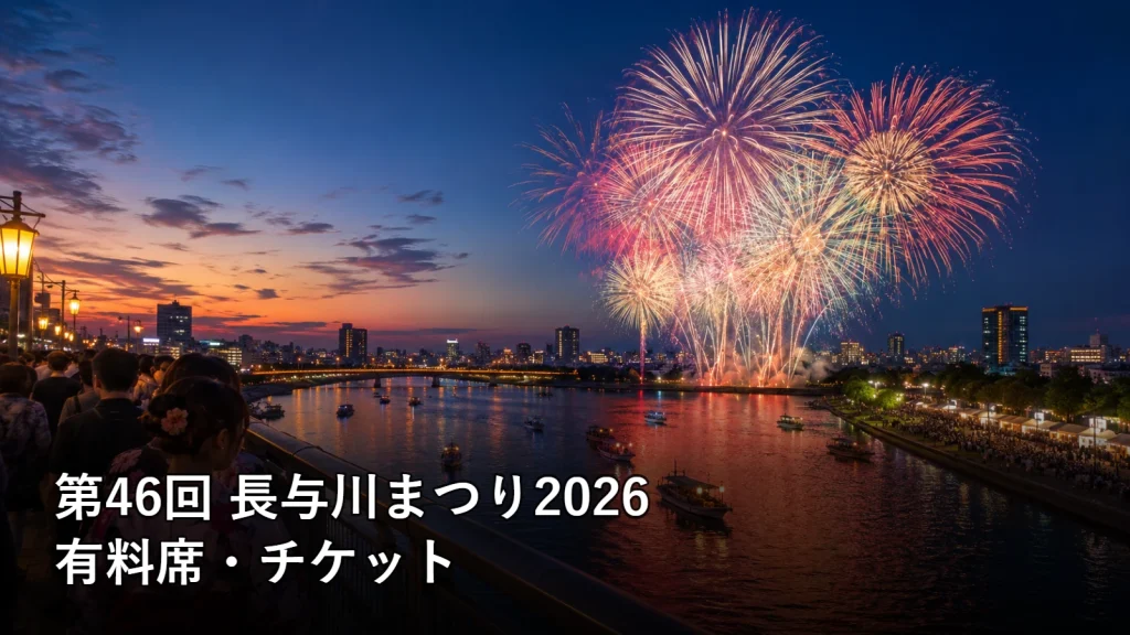 第46回 長与川まつり2026の有料席・チケットを紹介する画像
