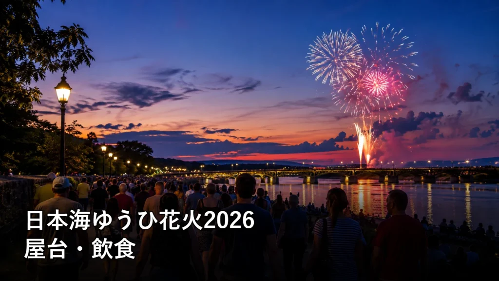 日本海ゆうひ花火2026の屋台・飲食を紹介する画像