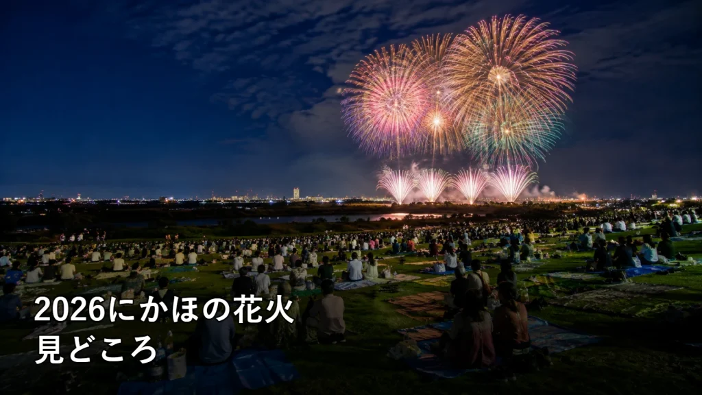 2026にかほの花火の見どころを紹介する画像
