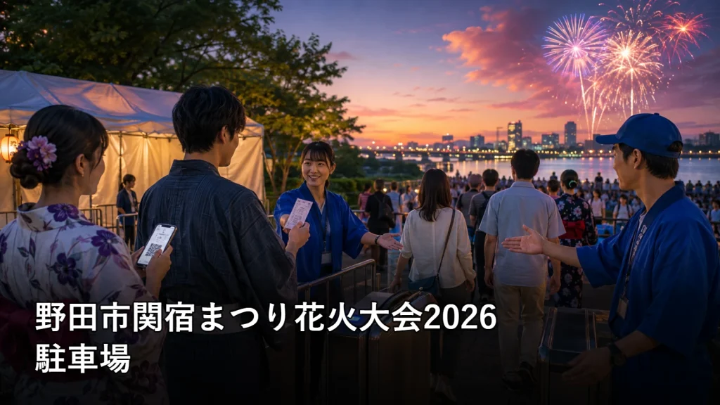 野田市関宿まつり花火大会2026の駐車場を紹介する画像