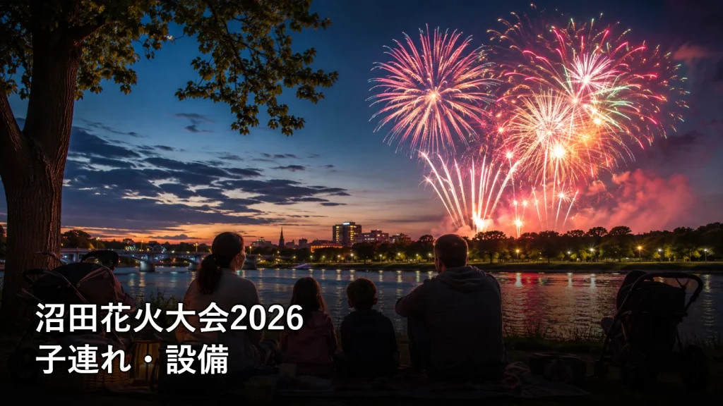 沼田花火大会2026の子連れ・設備を紹介する画像
