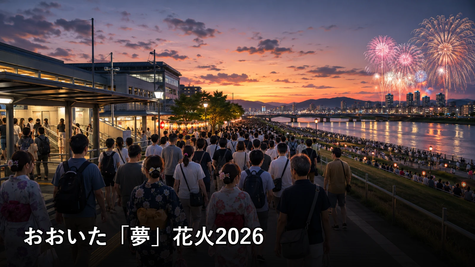 おおいた「夢」花火2026の開催情報・観覧場所・アクセスを紹介するアイキャッチ画像