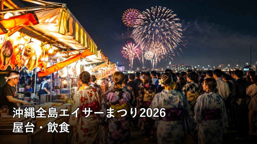 沖縄全島エイサーまつり2026の屋台・飲食を紹介する画像