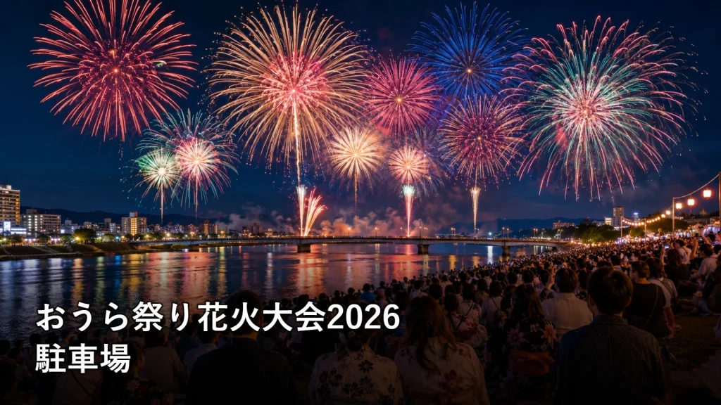 おうら祭り花火大会2026の駐車場を紹介する画像