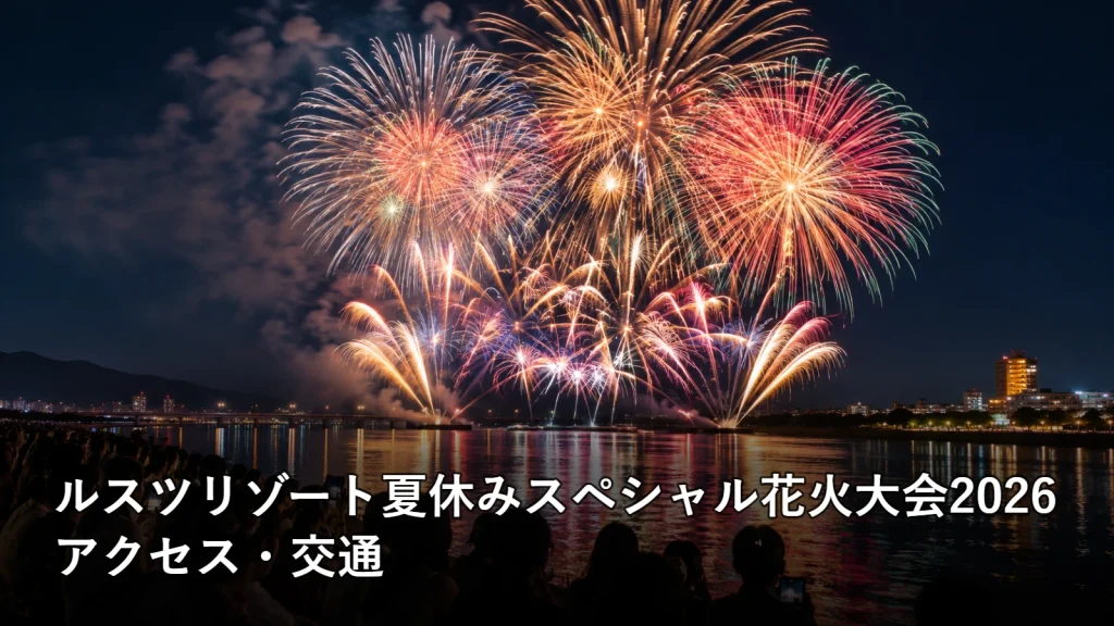 ルスツリゾート夏休みスペシャル花火大会2026のアクセス・交通を紹介する画像