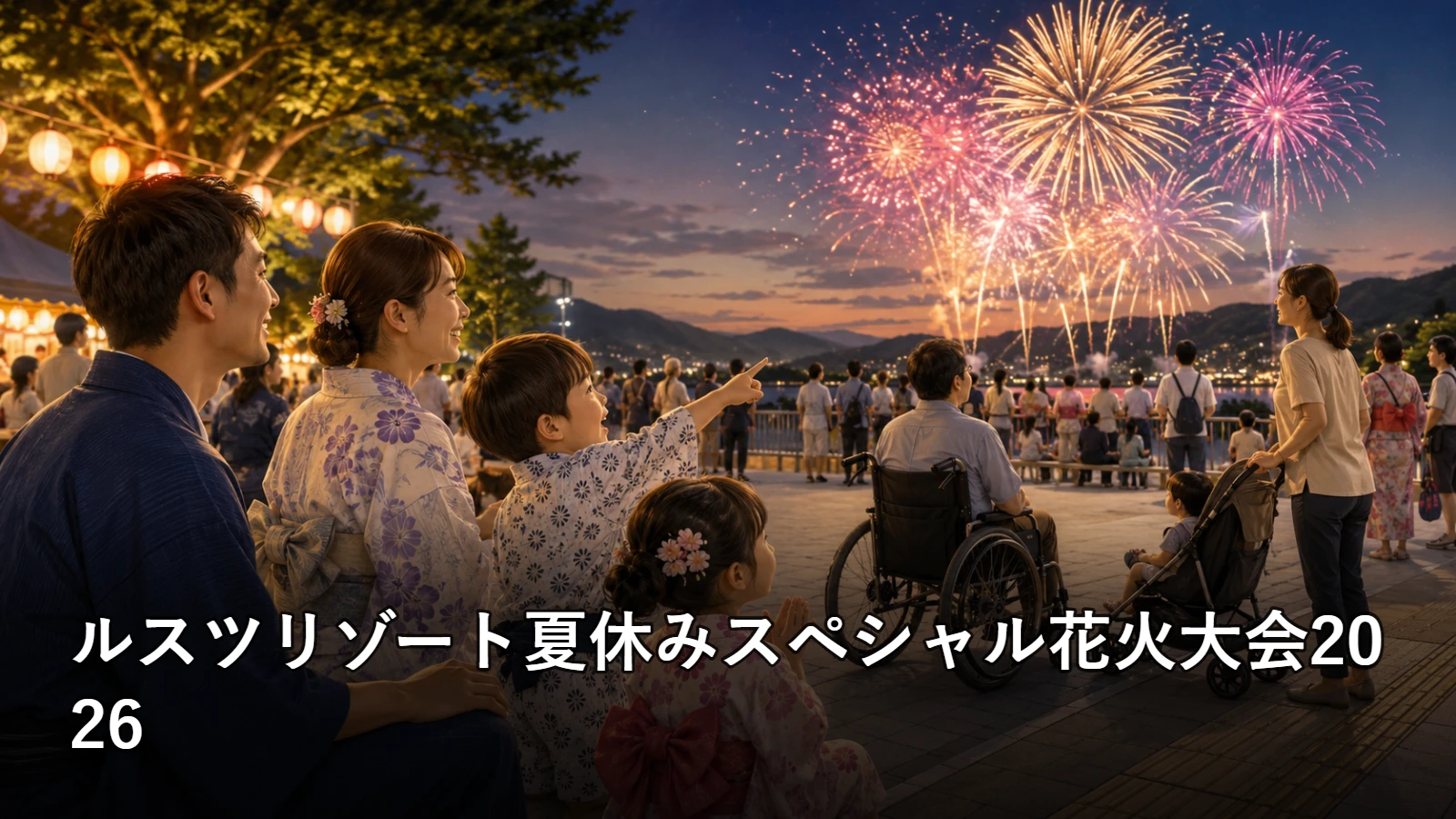 ルスツリゾート夏休みスペシャル花火大会2026の開催情報・観覧場所・アクセスを紹介するアイキャッチ画像