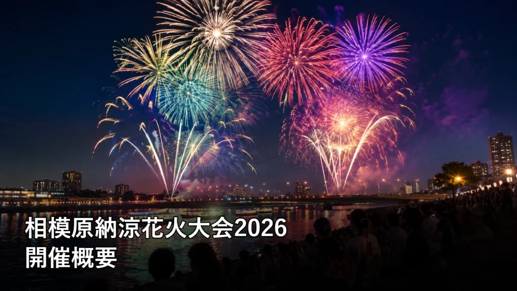 相模原納涼花火大会2026の開催概要を紹介する画像