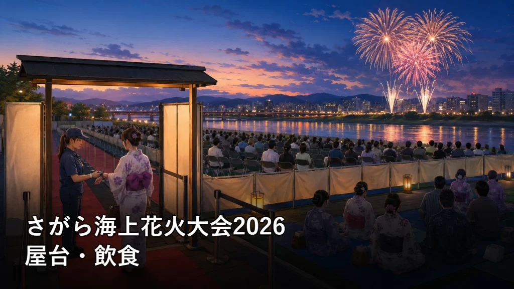 さがら海上花火大会2026の屋台・飲食を紹介する画像