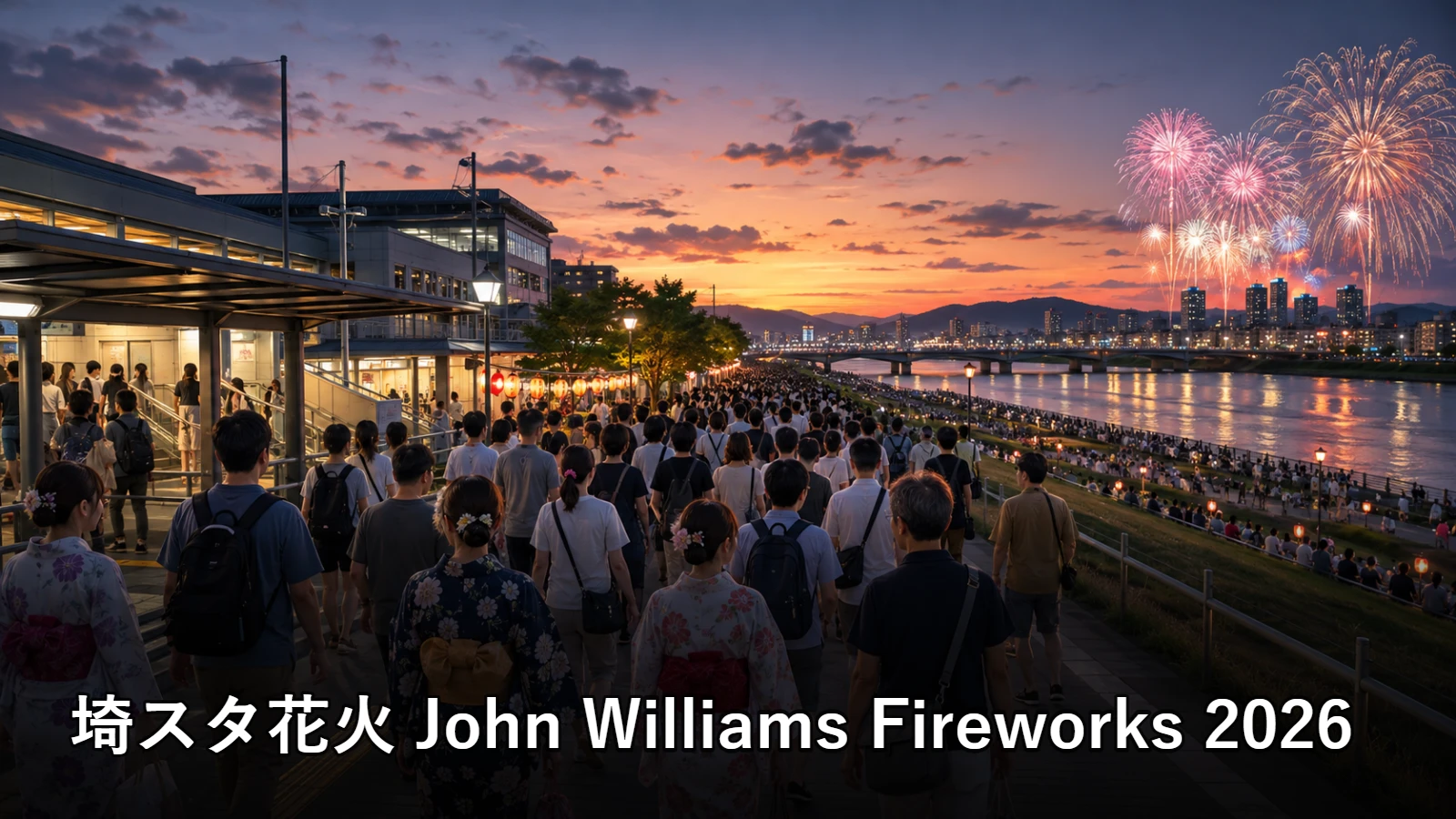 埼スタ花火 John Williams Fireworks 2026の開催情報・観覧場所・アクセスを紹介するアイキャッチ画像