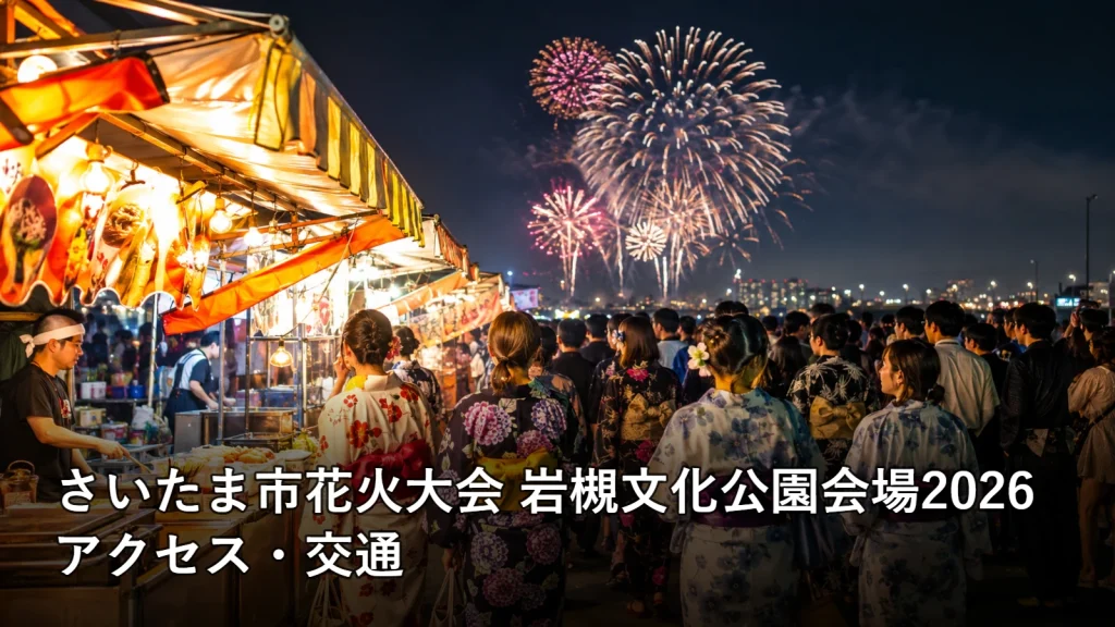 さいたま市花火大会 岩槻文化公園会場2026のアクセス・交通を紹介する画像