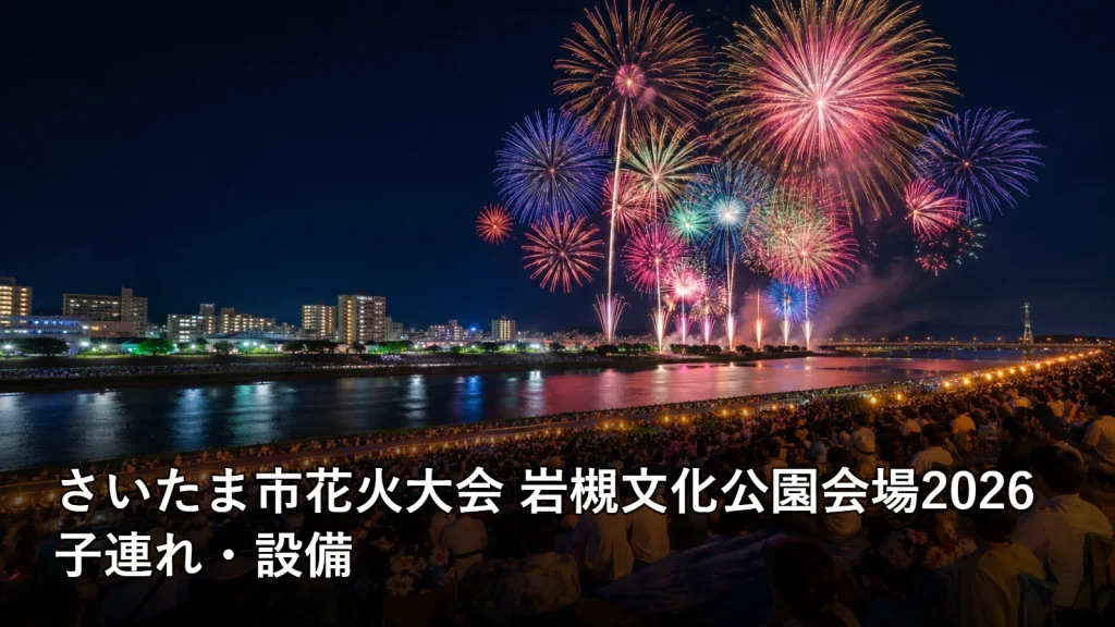 さいたま市花火大会 岩槻文化公園会場2026の子連れ・設備を紹介する画像