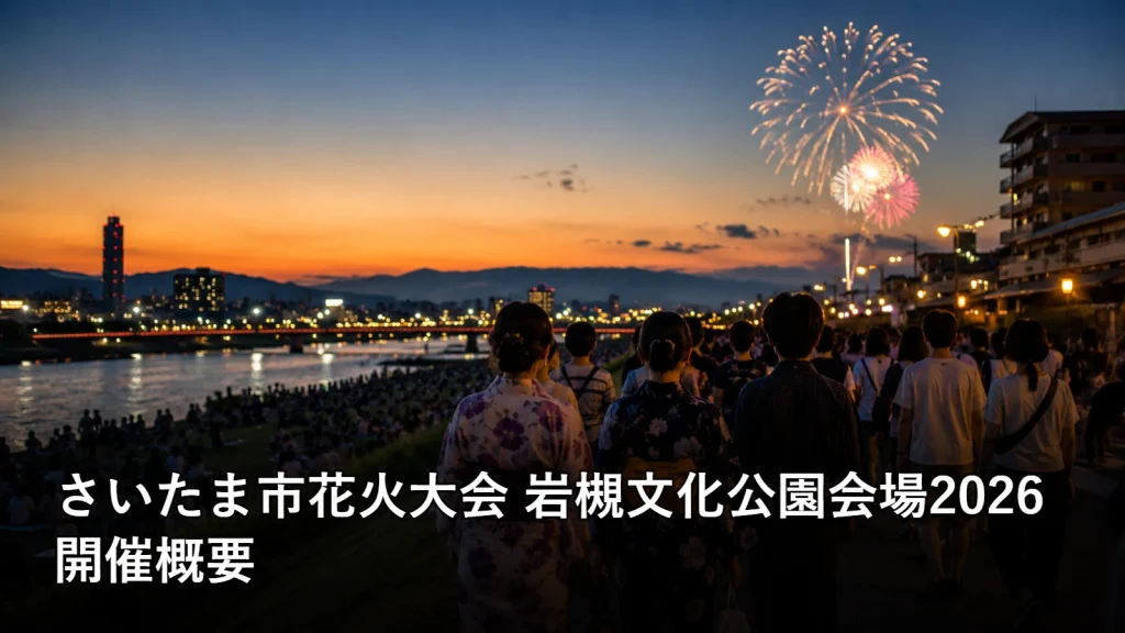 さいたま市花火大会 岩槻文化公園会場2026の開催概要を紹介する画像