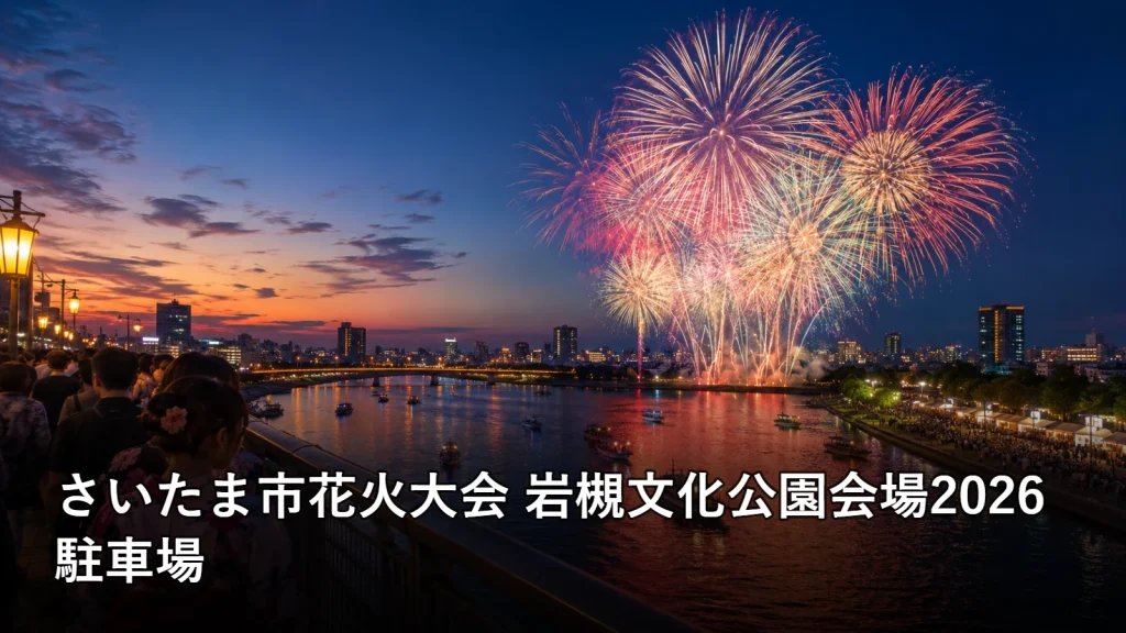 さいたま市花火大会 岩槻文化公園会場2026の駐車場を紹介する画像