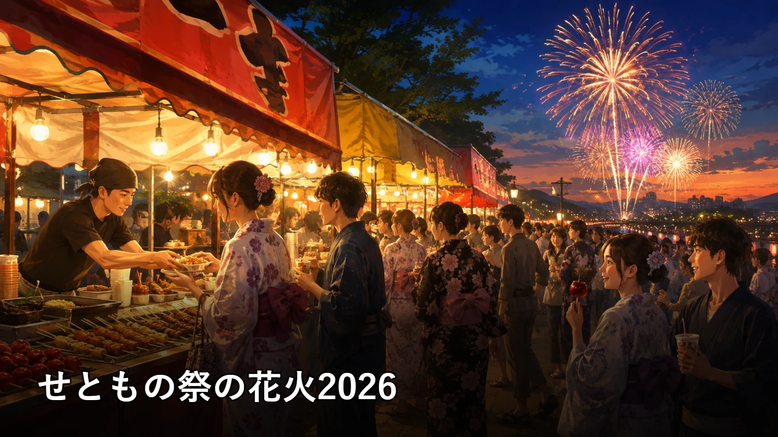 せともの祭の花火2026の開催情報・観覧場所・アクセスを紹介するアイキャッチ画像