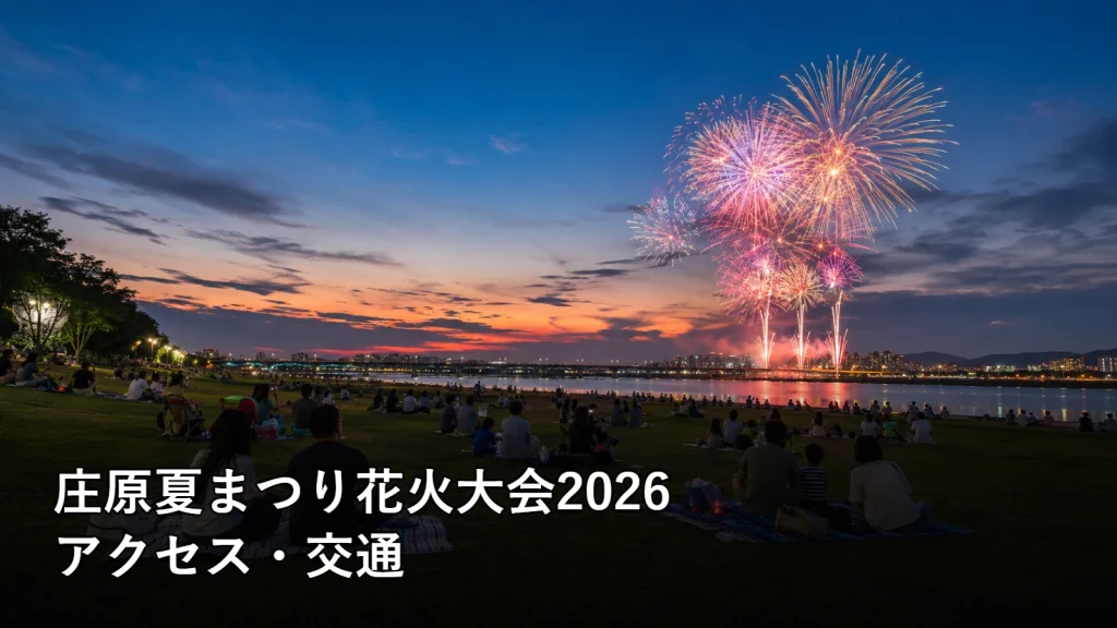 庄原夏まつり花火大会2026のアクセス・交通を紹介する画像