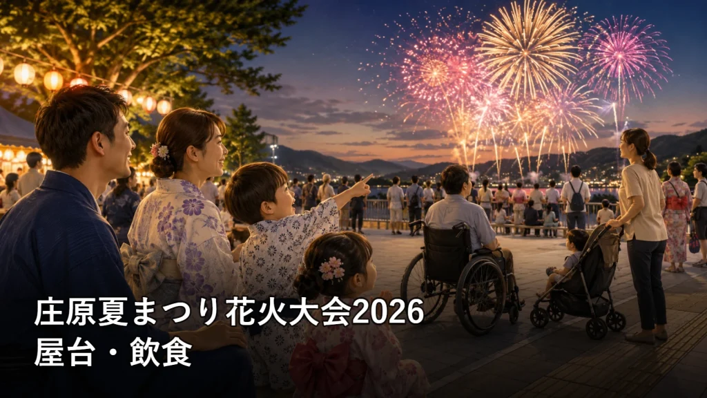 庄原夏まつり花火大会2026の屋台・飲食を紹介する画像