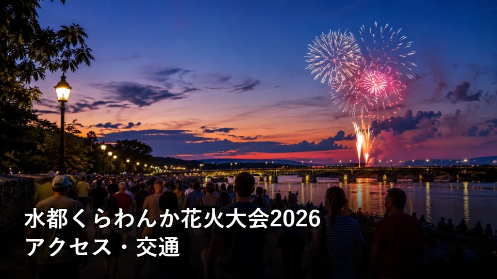 水都くらわんか花火大会2026のアクセス・交通を紹介する画像