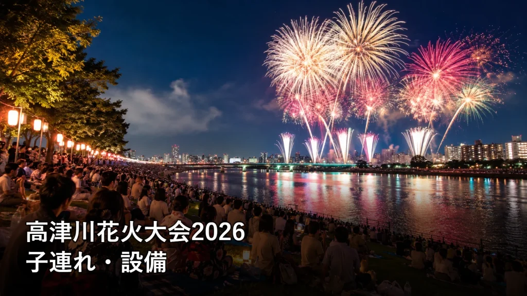 高津川花火大会2026の子連れ・設備を紹介する画像