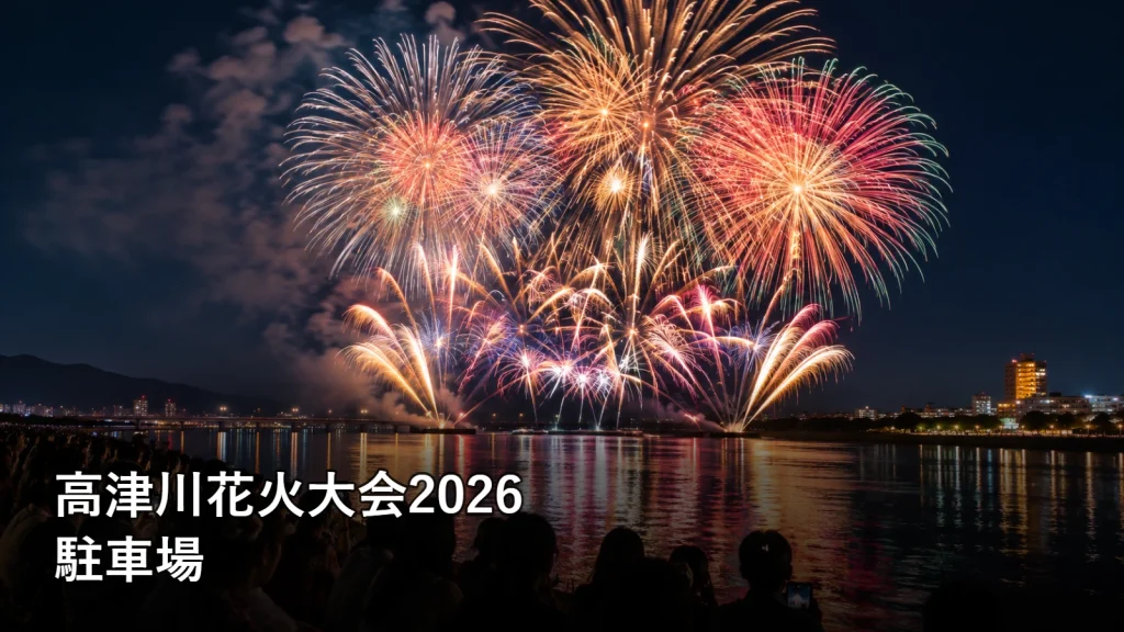 高津川花火大会2026の駐車場を紹介する画像