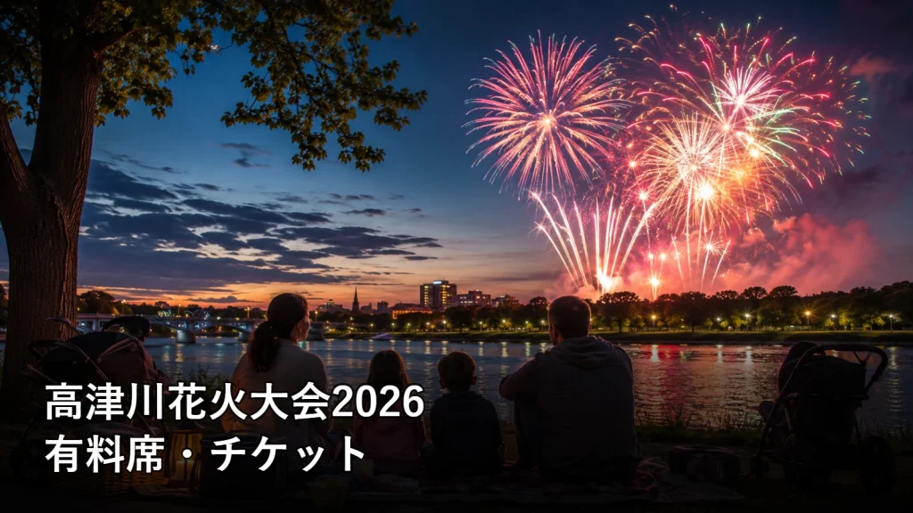 高津川花火大会2026の有料席・チケットを紹介する画像