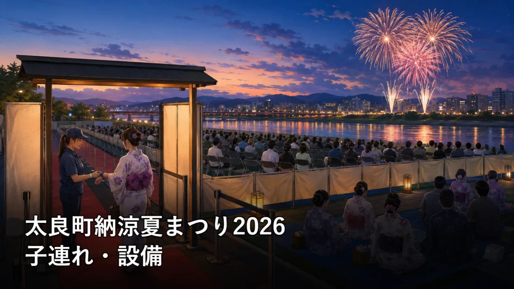 太良町納涼夏まつり2026の子連れ・設備を紹介する画像